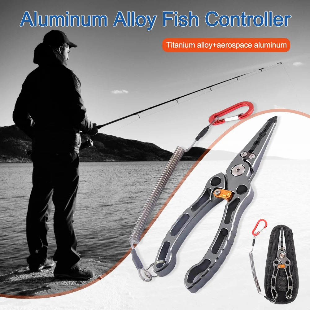 Titanium Alloy Fish Controller Convenient Lure Clamp Controller Multifunctional Portable  Lightweight for Angler Supplies