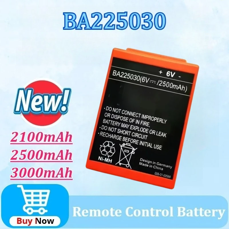 

BA225030 2100/2500/3000mAh 6V Remote Control Lithium Battery + Charger QD109300 Accessories/Parts High-Capacity Replacement