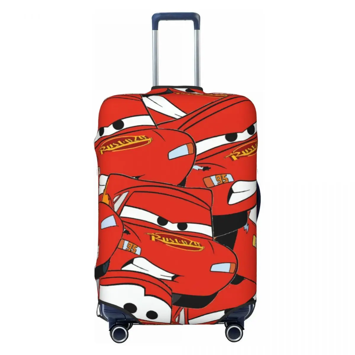 

Custom Lightning McQueen Collage Cartoon Luggage Cover Funny Suitcase Protector Covers Suit For 18-32 inch