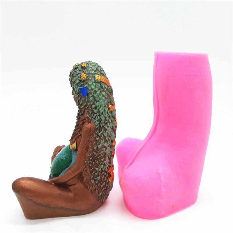 母なる地球シリコーンゴム型複製石膏樹脂キャンドルコンクリート - Candle Mold Silicone のレビューと価格