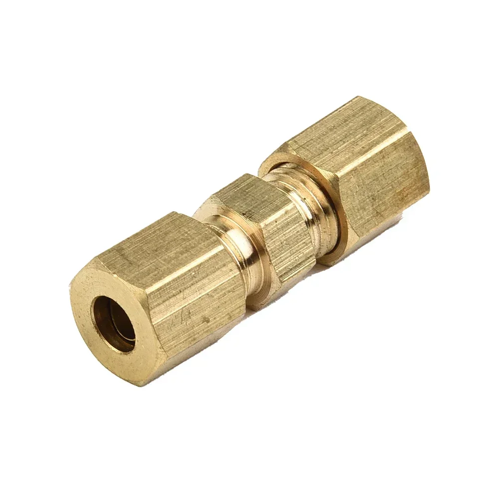 10Pcs Brake Lines Pipe Brass Connector For Brake Line Without Flaring 4.75mm 3/16\