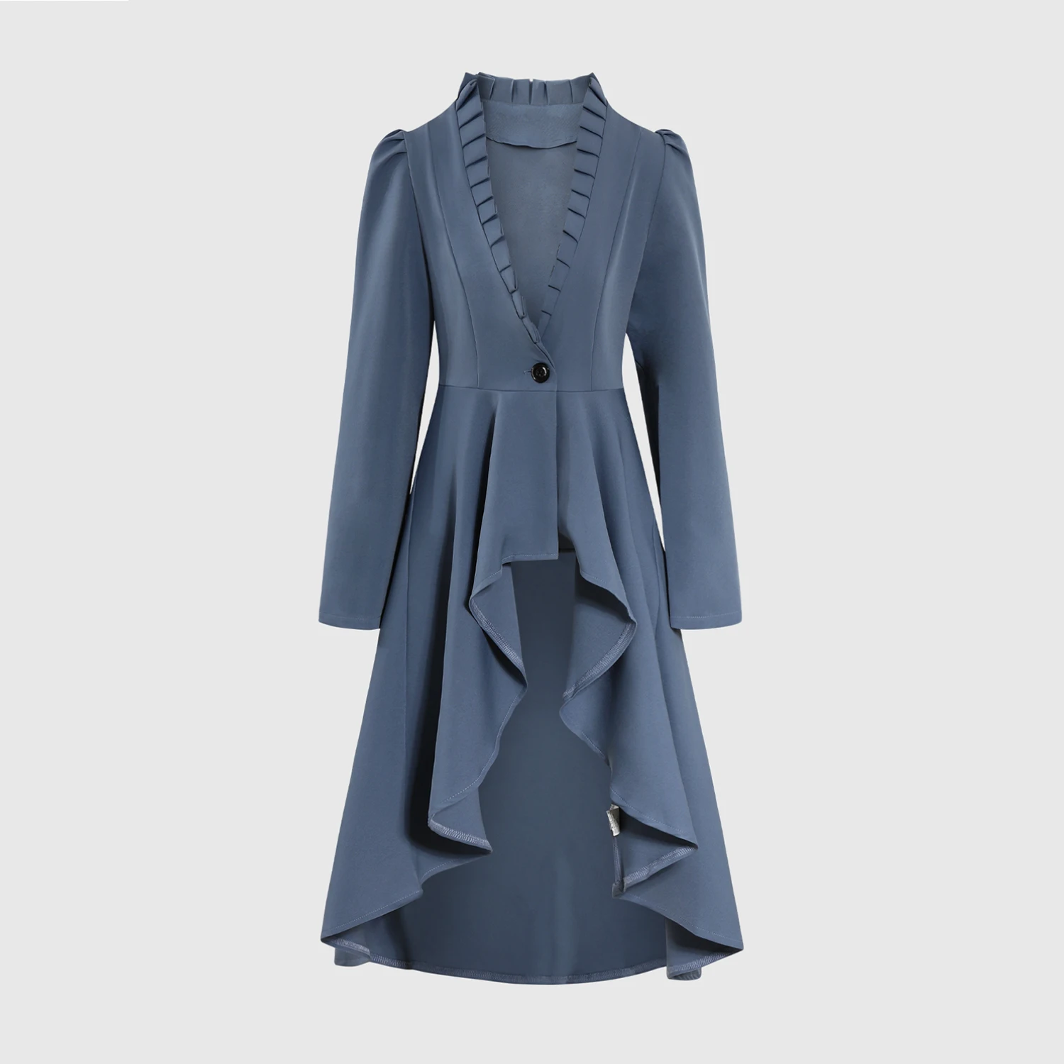 Jaqueta feminina steampunk vitoriana medieval renascentista vintage gótico fraque manga comprida casaco smoking top