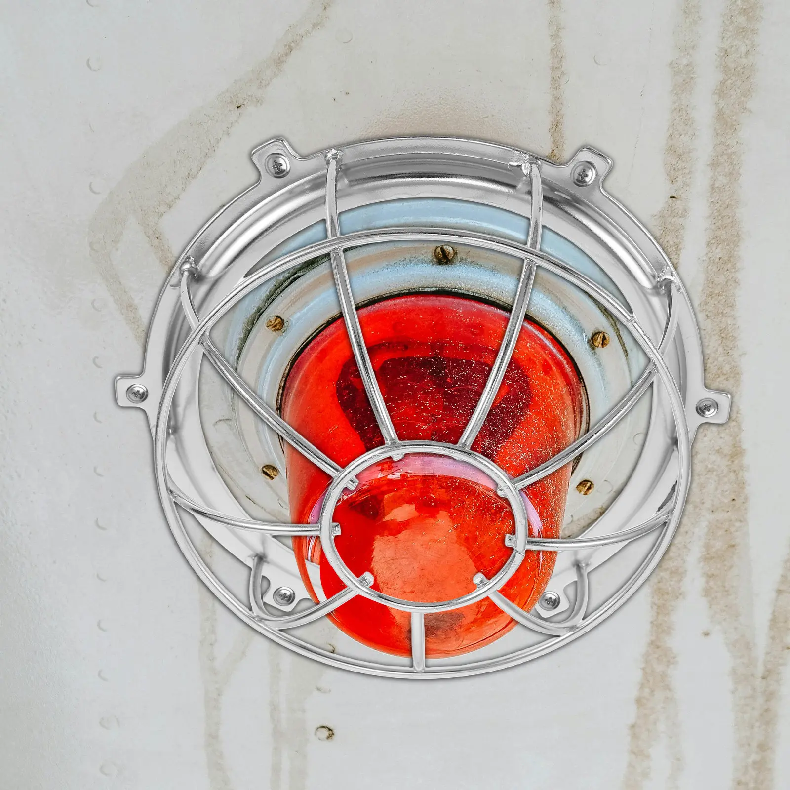 

Wire Cage Fire Sprinkler Guard Protective Frame 6.3 Hole Diameter Smoke Cover Dust Cap Explosion Proof Commercial