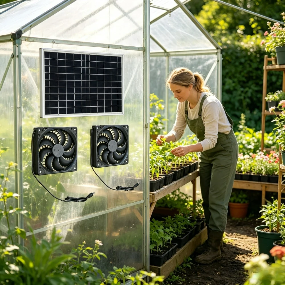 Outdoor Power Vent - Kit de refroidissement silencieux à double