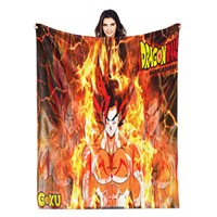 Anime Dragon Ball Blanket Casual Blanket Bedhead Blanket Decoration Sofa Cover Decorative Carpet,Flannel Blankets Bed linen