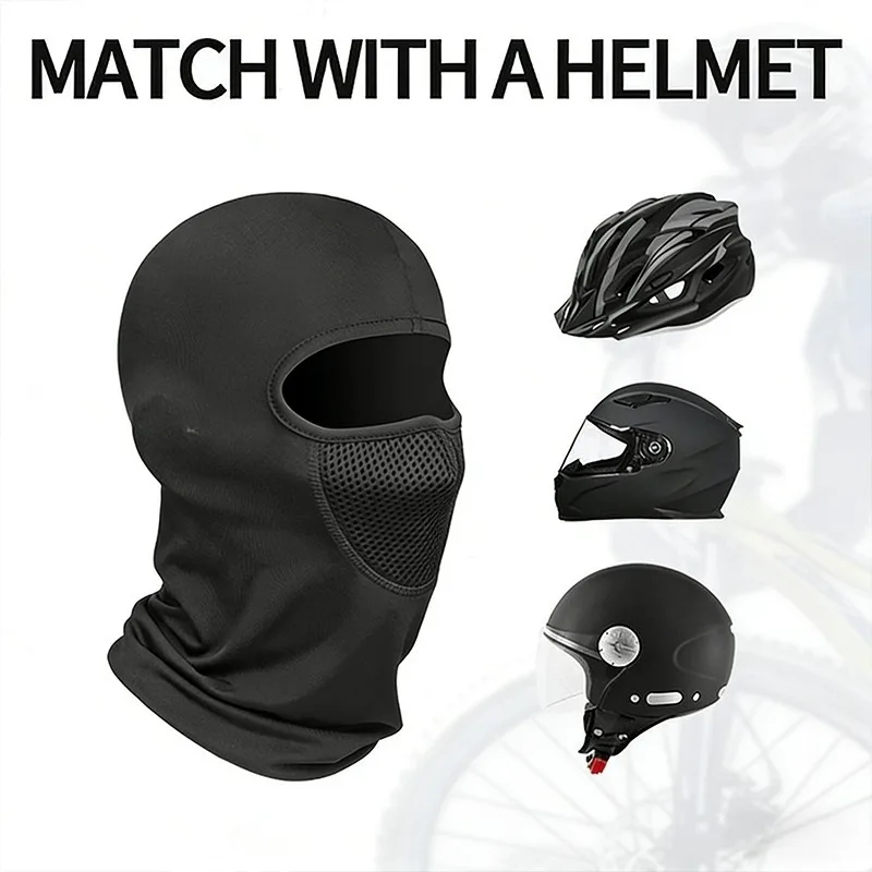 bike under helmet cap and mask Fdx Thermal Cycling Skull Hat Black ROCKBROS helmet liner features secure glasses slots and warm ROCKBROS Balaclava Bike Motorcycle Mask