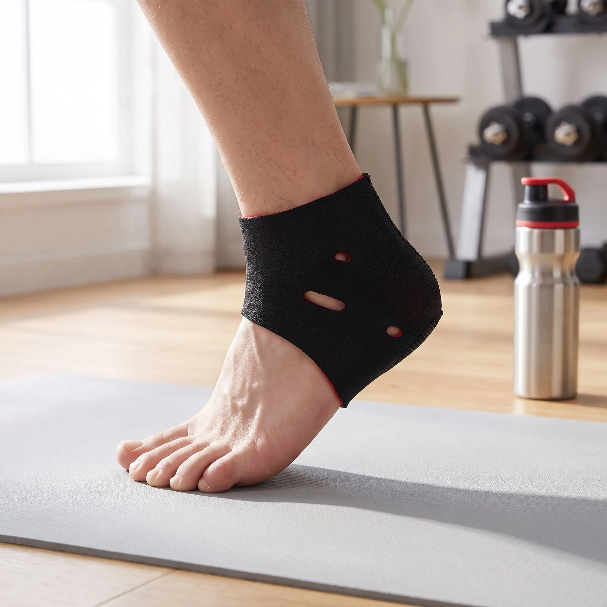 2Pcs Plantar Fasciitis Therapy Wrap Breathable Heel Pain Relief Arch Support Ankle Brace Foot Protector Orthotic Compression