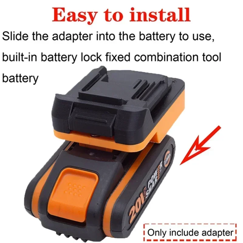 Battery Adapter For Makita 18V LI-ion tool Convert to WORX 20V 4PIN LI-ion battery adapter power tool accessories