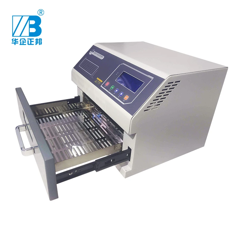 ZB3530HL 2400W อัตโนมัติ Solder Reflow เตาอบตะกั่วฟรี Hot Air Reflow เตาอบ 350*300 มม.IC SMD BGA เตาอบ Reflow สําหรับการผลิต Pcb