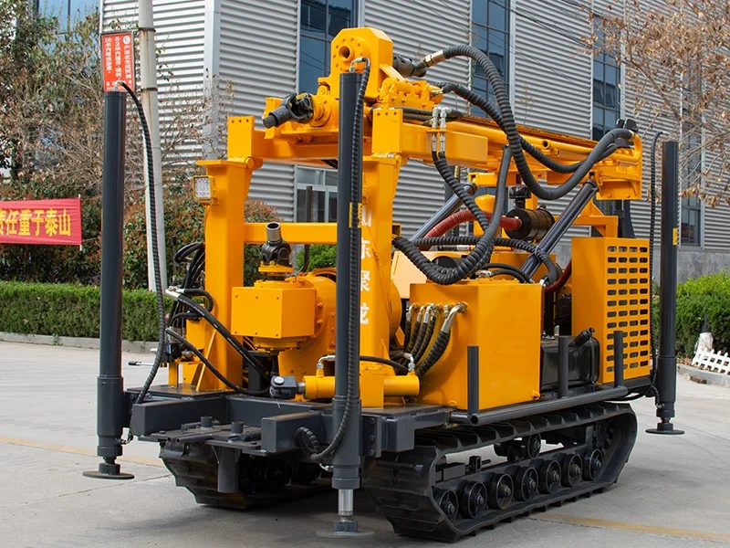 250m 300m 350m Crawler Type Mechanical Top Drive Water Well Drilling Rig Machine