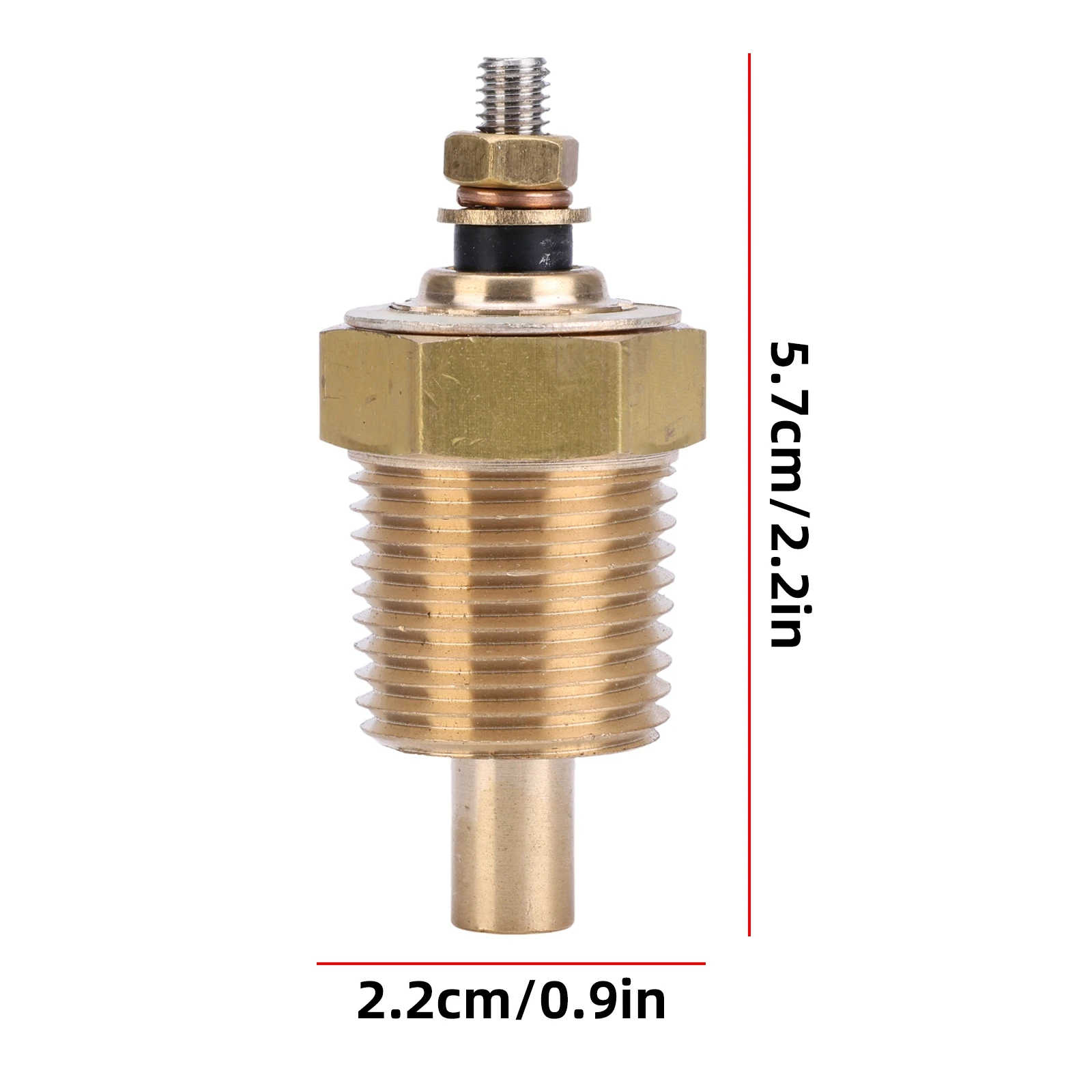 Engine Oil Temp Temperature Sensor Electrical Sender Transmitter Sending Unit for Truck Replaces 04-15834 K379-12 K379-12AP