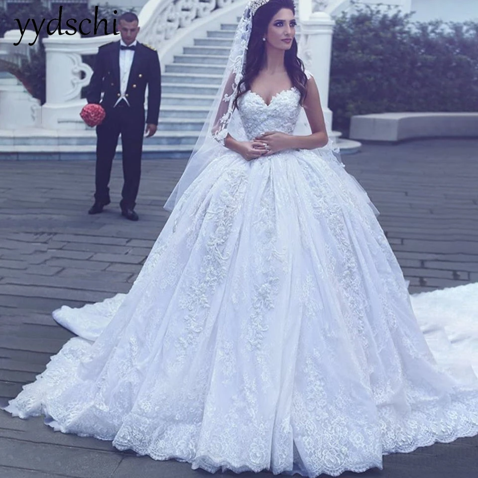 

2023 Wedding Dresses For Women Applique Wedding Dress Elegance vestido de noiva casamento Bridal Gown Elegant فساتين السهرة