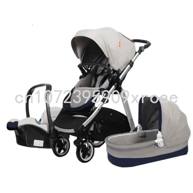 3 1 Pram Luxury Trolley Travel System Carriage Cheap Baby Stroller Distributors Buggy Carriers Walkers Pushchair Pram Buggy