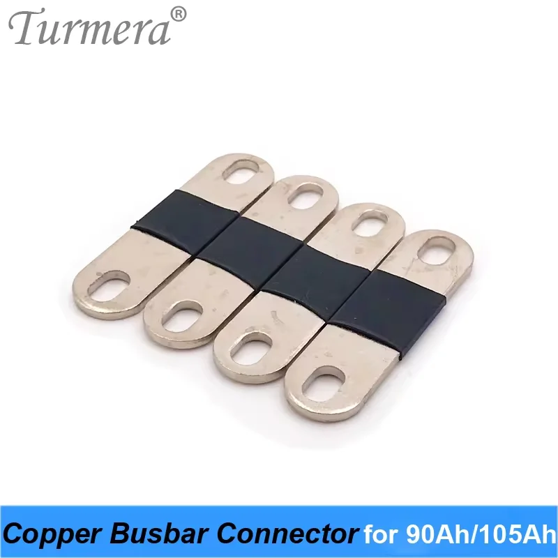 Turmera Copper BusBars Connector for 3.2V Lifepo4 Battery 90Ah 105Ah Assemble for 36V E-Bike  and Uninterrupted Power Supply 12V