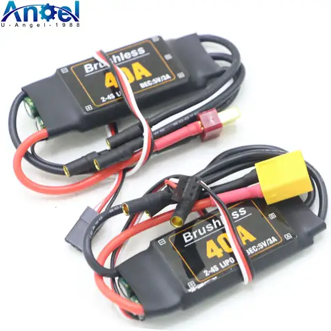 Mitoot Brushless 40A ESC 속도 컨트롤러 2-4S, RC FPV Quadcopter RC 비행기 헬리콥터 용 5V 3A UBEC 포함