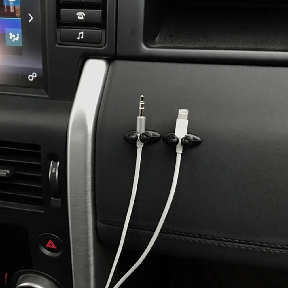 

Car USB Wire Cable Line Fastener Clip Organizer Accessories for Renault 2016 2017 Koleos Kadjar 4 Buttons Keyless Remote Fob She
