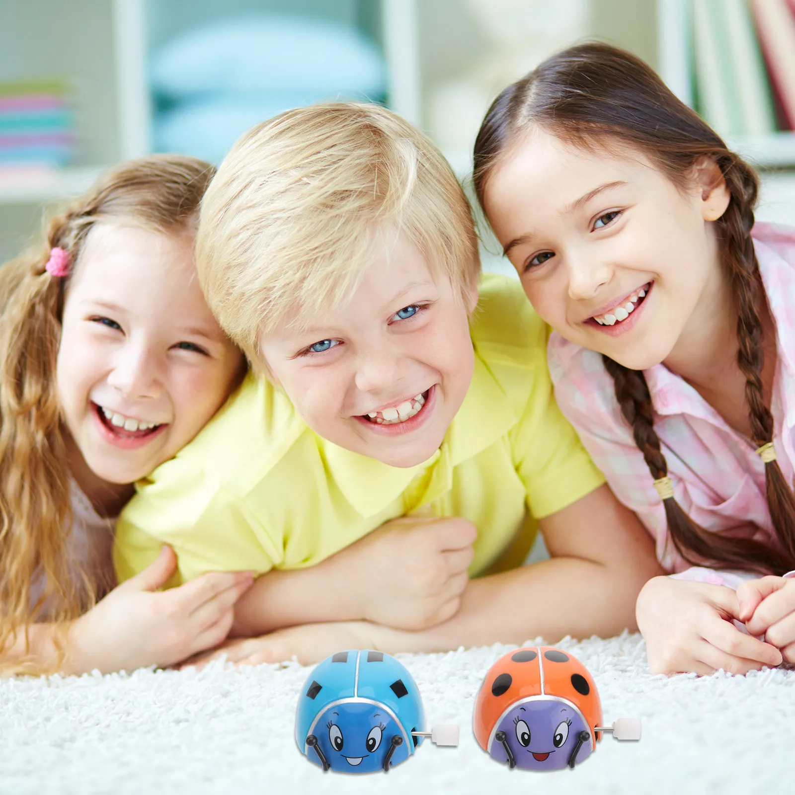 

Набор из 12 заводных игрушек-жуков в виде мультяшных животных: подарки для детей, развивающие координацию, воображение и способности к взаимодействию родителей и детей