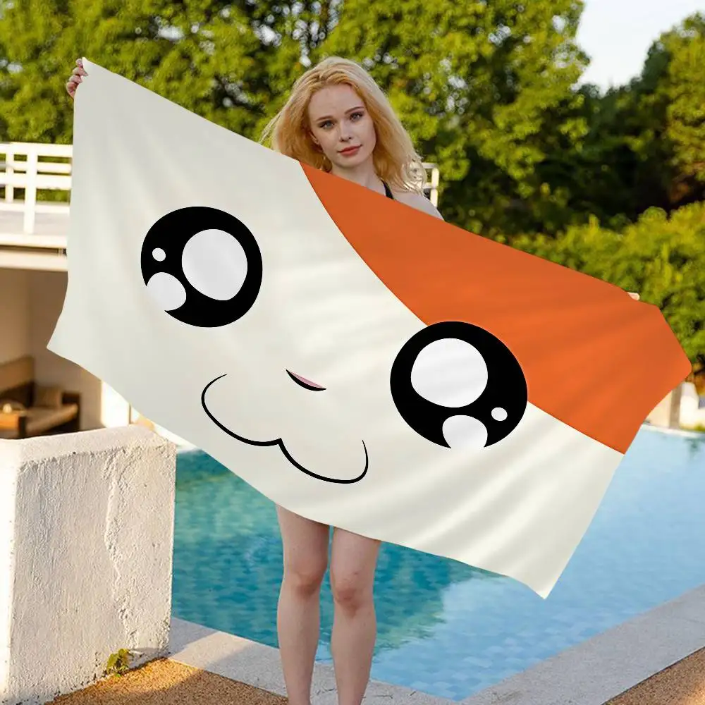 Cartoon Cute Hamtaro Microfiber Printed Beach Towel Mountain Climbing Yoga Beach Swimming Running Absorbent Soft Towel