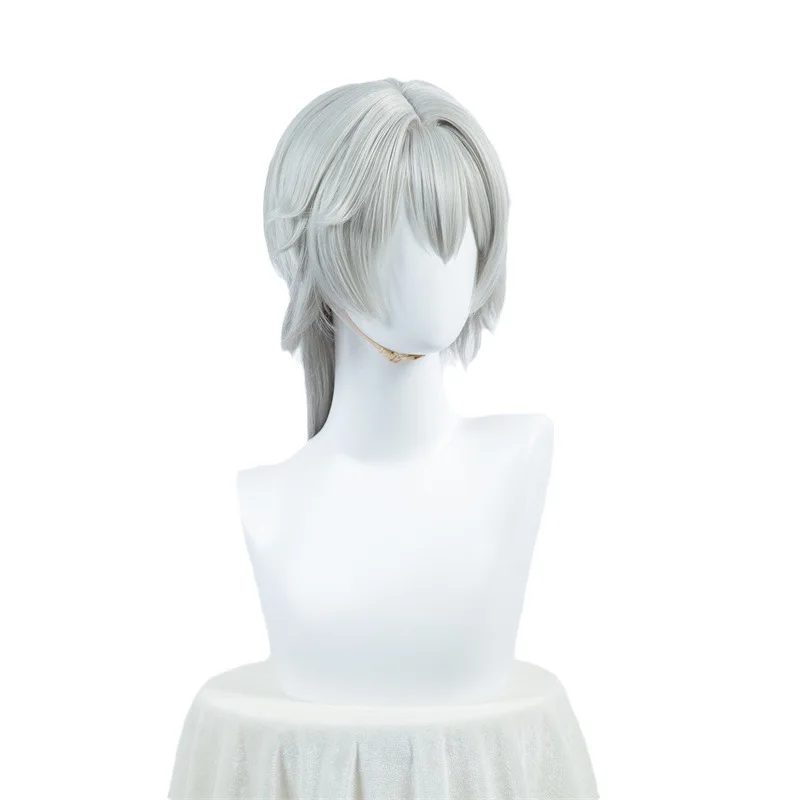 Colapso, Star Dome Railway, Piel Masculina, Peluca Cos Masculina Pioneer, Simulación, Parte Superior del Cuero Cabelludo Anti-deformación Anime de Pelo Corto