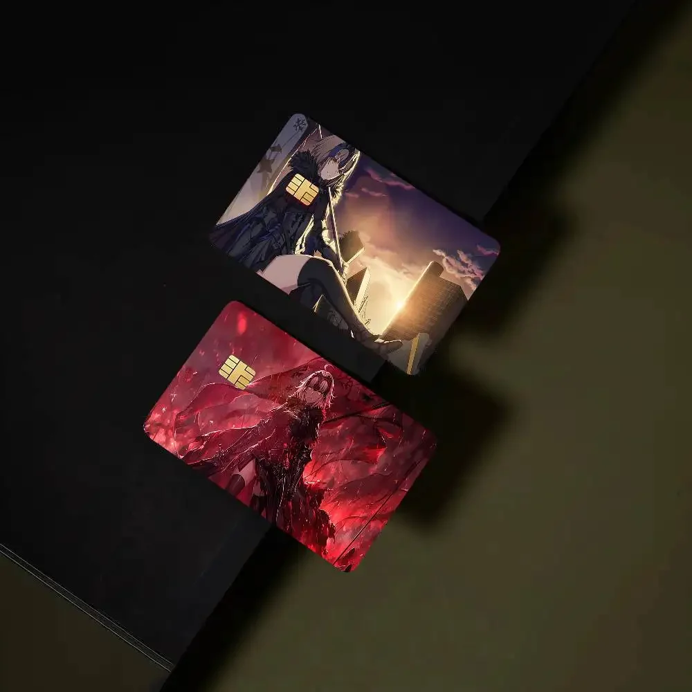 Jeanne Alter Anime Fate Grand Order Credit Card Sticker Waterproof PVC Skin Cover For Debit Bank Card, Removable Card Decal Wrap