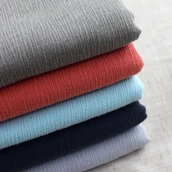 Pure cotton pleated fabric by the meter for sewing Skirts shirts scarves curtains baby woman cloth Soft breathable white grey