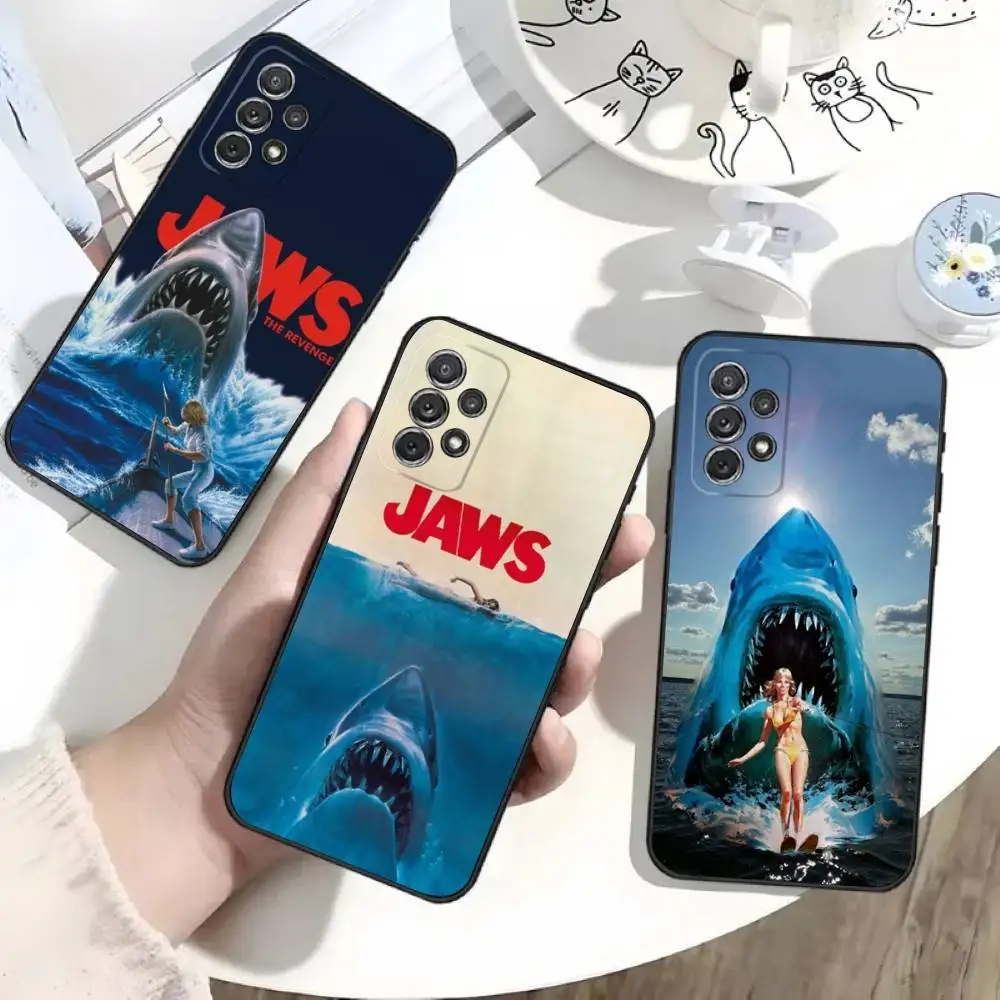 

Movie J-Jaws Phone Case For Samsung S25,S24,S21,S22,S23,S30,Ultra,S20,Plus,Fe,Lite,Note,10 Black Soft Shell