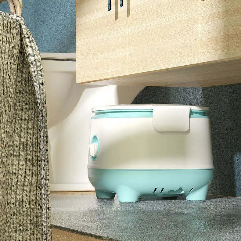 ملابس داخلية منزلية صغيرة محمولة قابلة للطي، غسالة صغيرة، غسالة نابضة