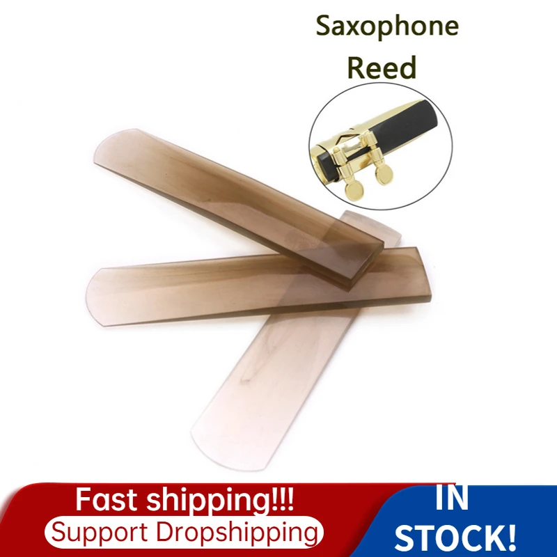 1PC resina plastica Sax sassofono contralto forza clarinetto Reed trasparente Woodwind parti dello strumento accessori dropshipping