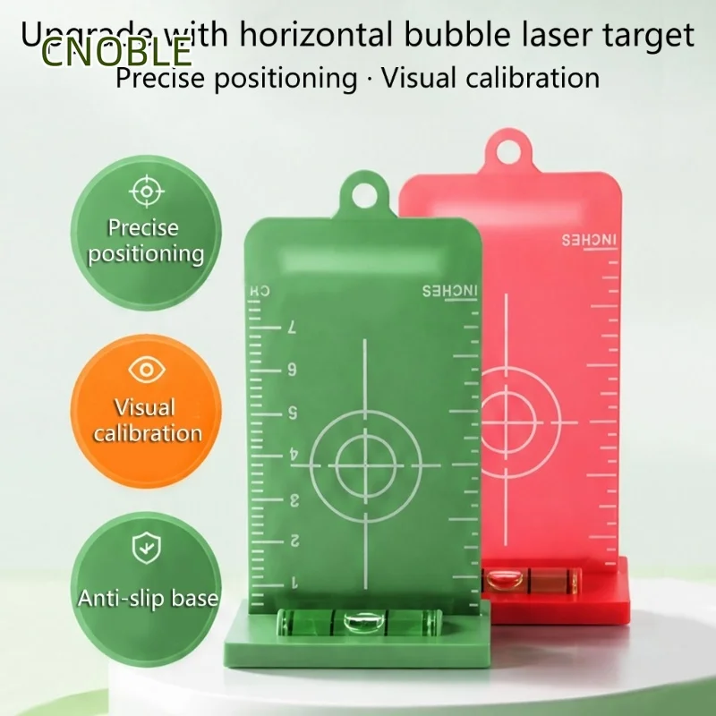 CNOBLE Leveling Plate with Clear Reticule & Bubble Level for Accurate Ceiling Board Alignment in Construction M4YD