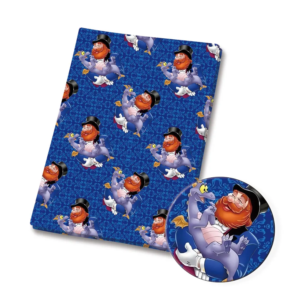 

Ткань Disney 140x50 см, хлопковая ткань с героями мультфильмов, лоскутная ткань, детский домашний текстиль, шитье, кукольное платье, занавеска, полиэфирная хлопковая ткань