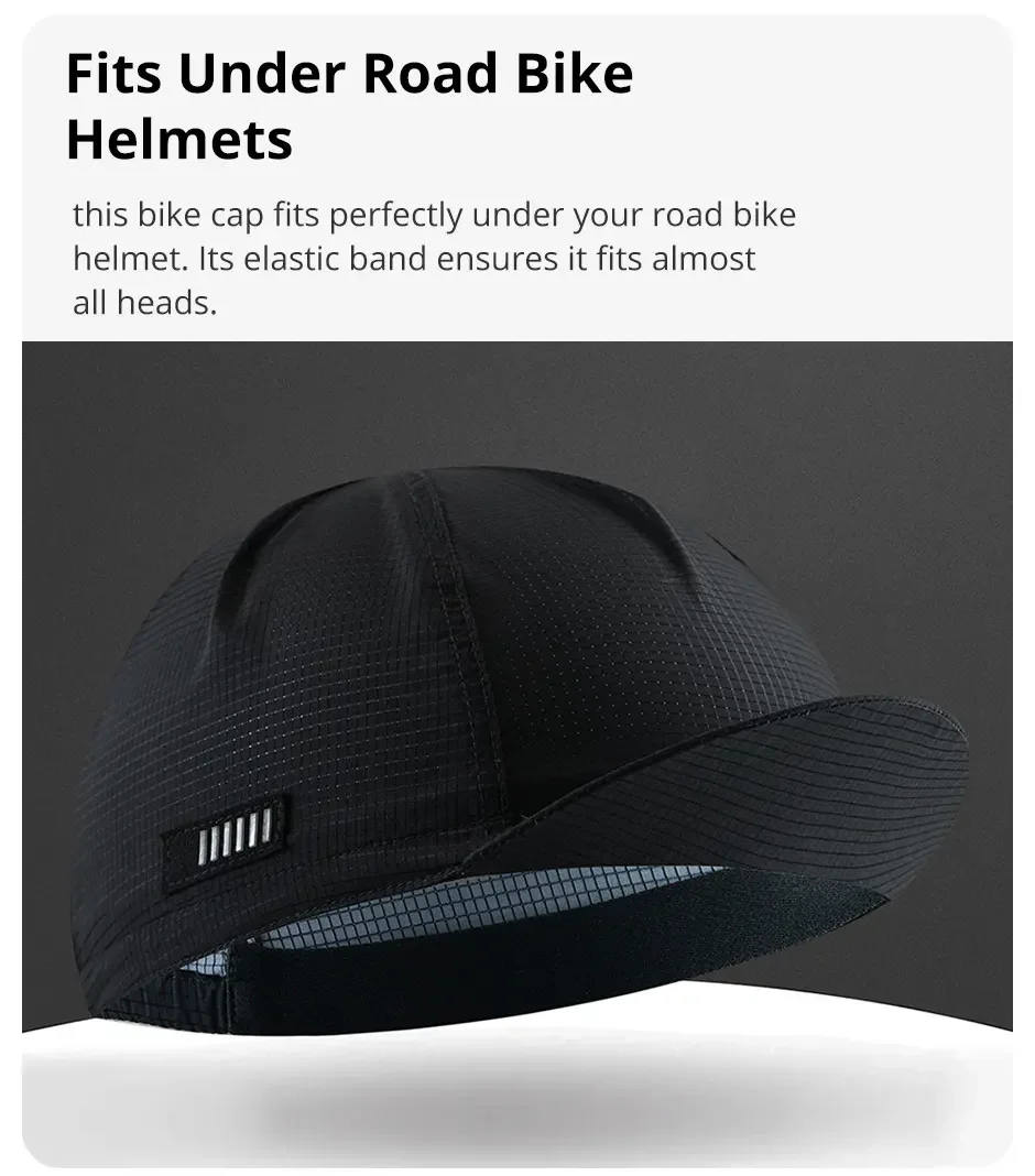YKYWBIKE Radfahren Caps Fahrrad Hut Unter Helm Klassische Fahrrad Mountain Racing Fahrrad Hut Schnell Trocknend Feuchtigkeit Outdoor Sport Caps – Detail 4
