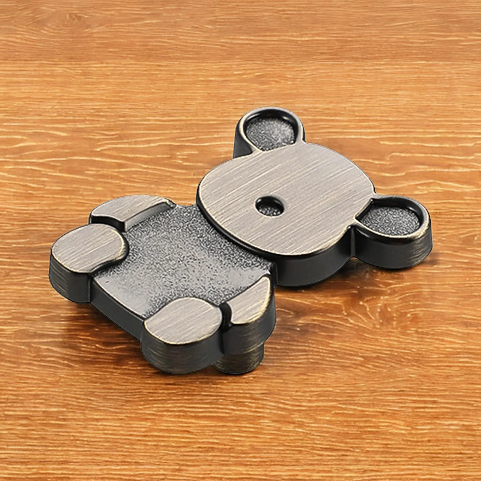 Maniglia per cassetto con modello orso Pomello per armadio in lega di zinco Design moderno e minimalista per mobili per la cameretta dei bambini