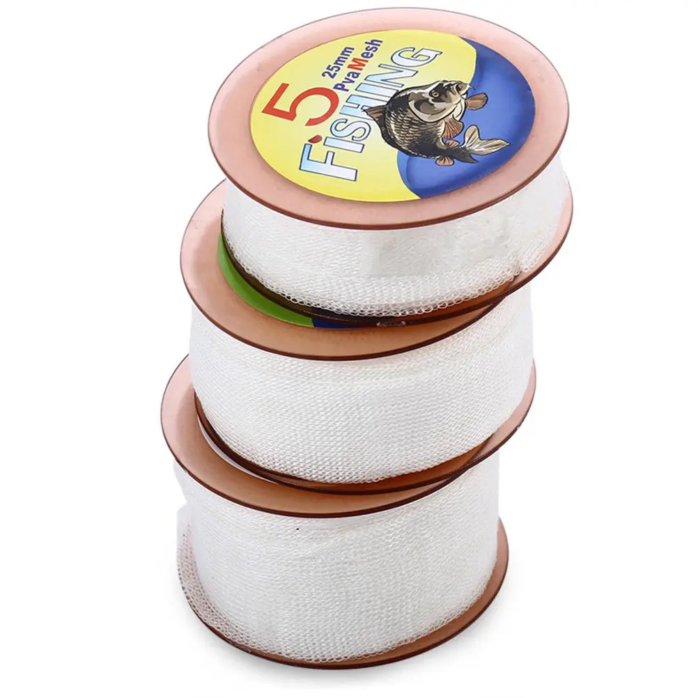 

5М ПВА водорастворимая сетка для прикормки карпа, 25мм, 37мм, быстрорастворимая, мелкоячеистая, экологически чистая