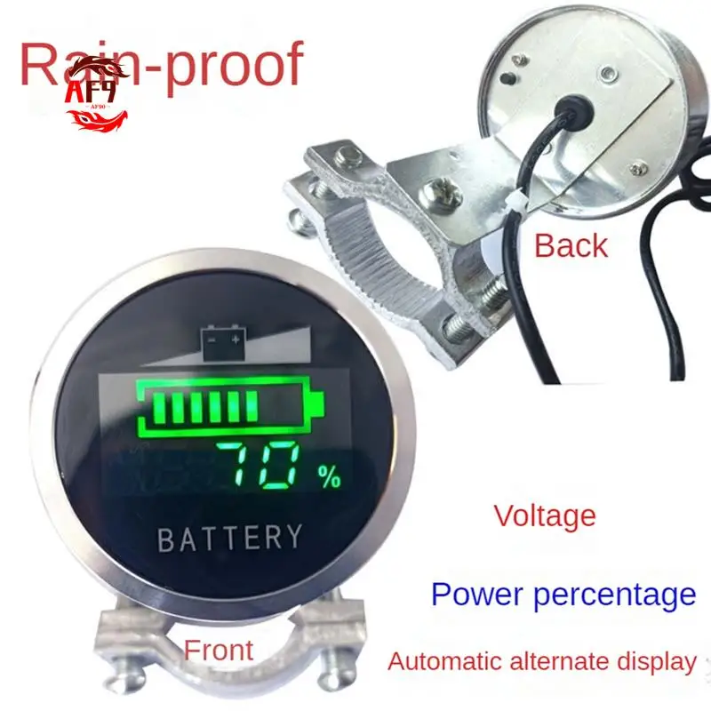 AF90-DC6-120V Lead Acid Battery Capacity Indicator LED Digital Voltmeter Voltage Meter 48V