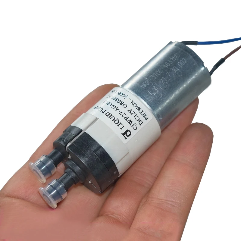 

CJWP27-AG12C3 Mini 370 Motor Liquid Pump DC 9V 12V Micro 27mm Diaphragm Pump Self-priming Suction Water Pump Tea Table Pumping