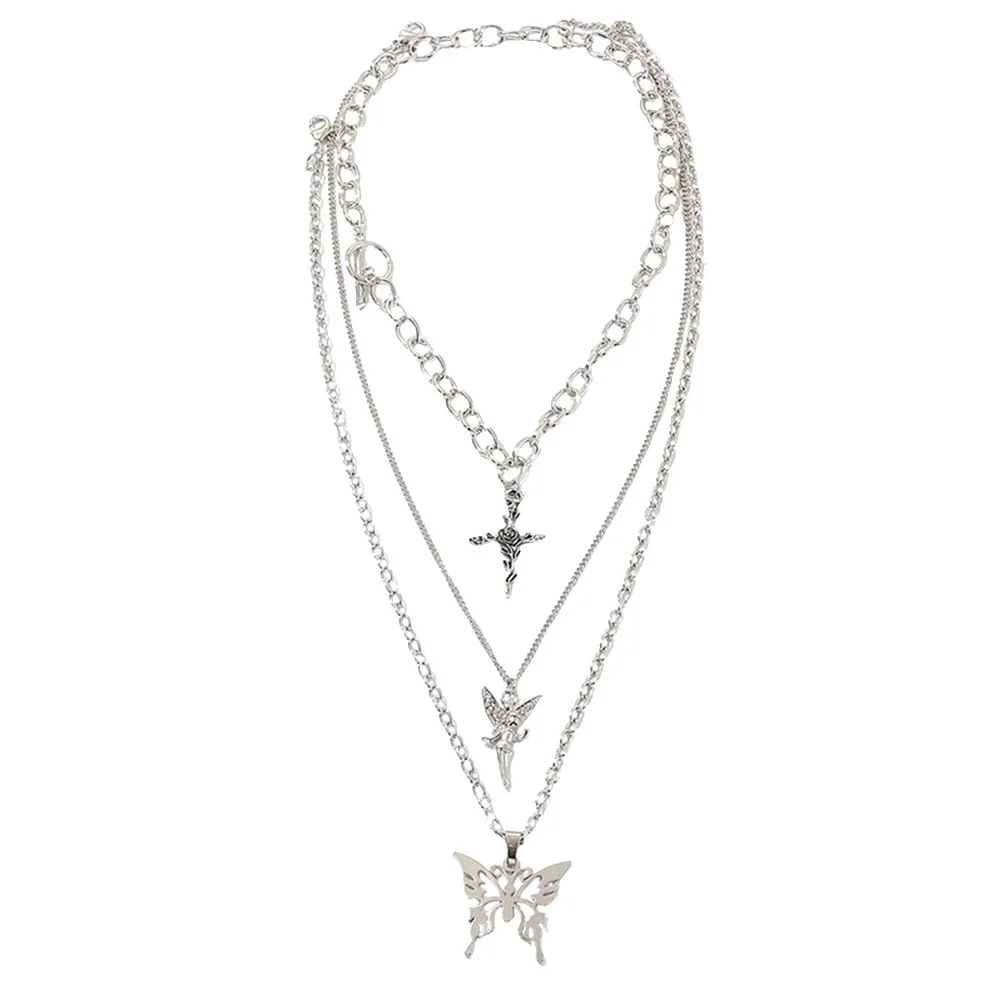 مجموعة واحدة من قلادة الفراشة الأنيقة بتصميم إبداعي وصناعة أنيقة وإكسسوارات عصرية للمناسبات الخاصة للاستخدام اليومي