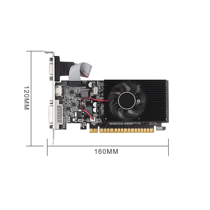 A42Z-GT210 1GB GDDR3 64Bit Graphics Card Pcle X16 2.0 GPU Computer Graphics Card DVI-D+VGA+HD Desktop Video Card