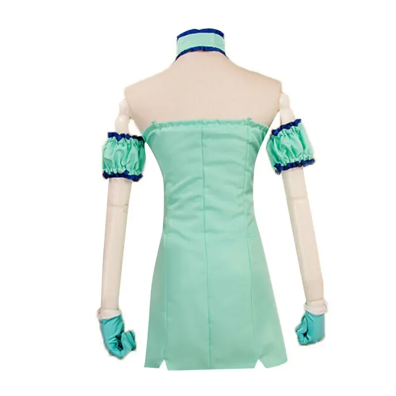 Women's Tokyo Mew Mew Aizawa Minto Cosplay Costume Mew Mint Dress Set for Women Halloween Cosplay Costume Summer Woman Clothes