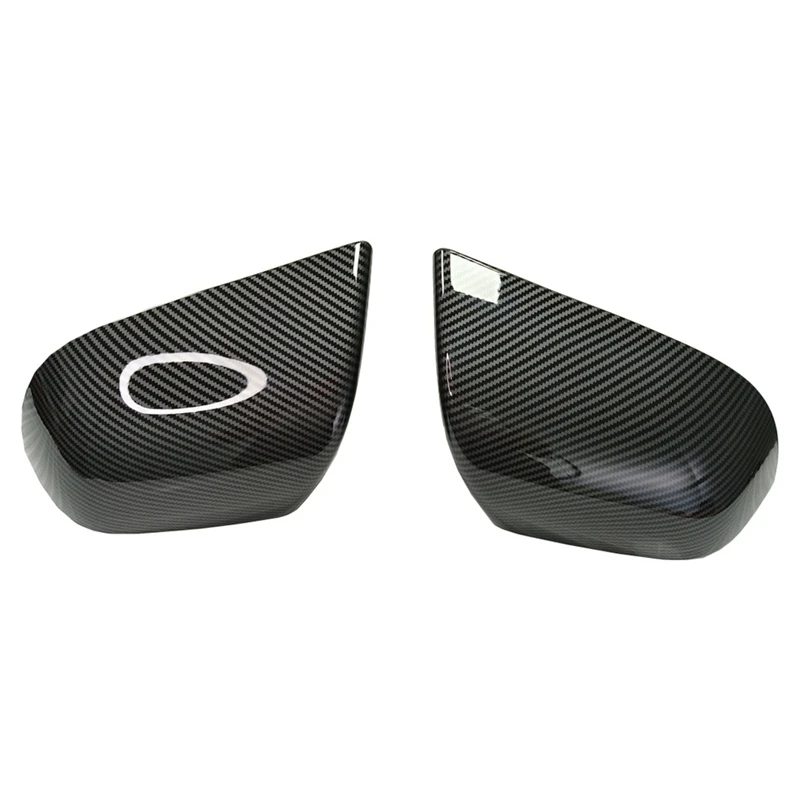 Car Rear Mirror Cover Cap Carbon Fiber Pattern For Tesla Model 3 2018-2024/Model Y Exterior Side Mirror Cover