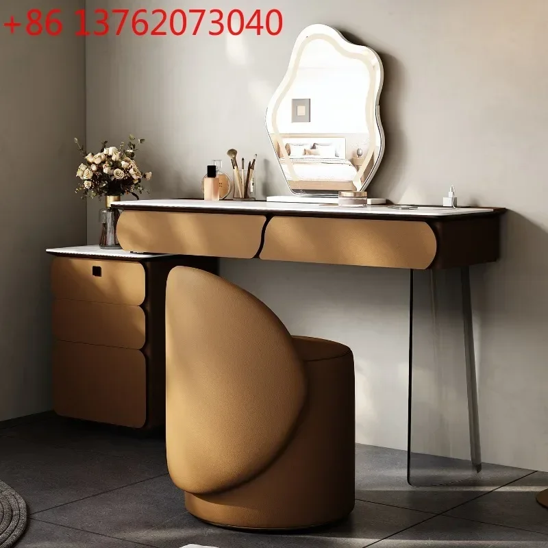 Nordic Extension Vanity Desk Organizers Nightstand Luxury Bedroom Hotel Dressers Drawers Storage Coiffeuse De Chambre Furniture