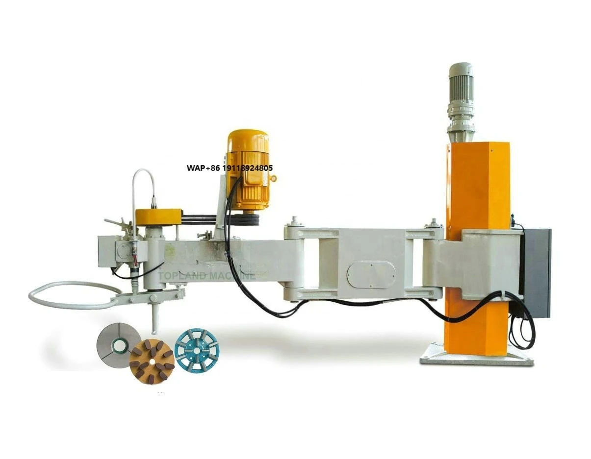 

TOPLAND SFM-3000 Auto Stone Slab and Tile Polishing Machine for Marble and Granite 3000x1200mm Max Dimensions 5.5kW Power