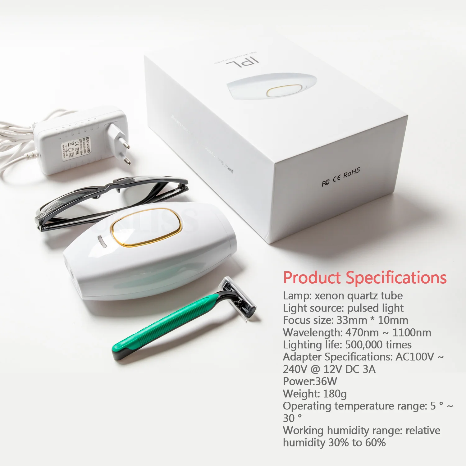 IPL Laser Epilator Body Bikini Laser Hair Removal For Women Flash Depilator Pulse Permanent Laser Epilator Home Use Epilator image 6