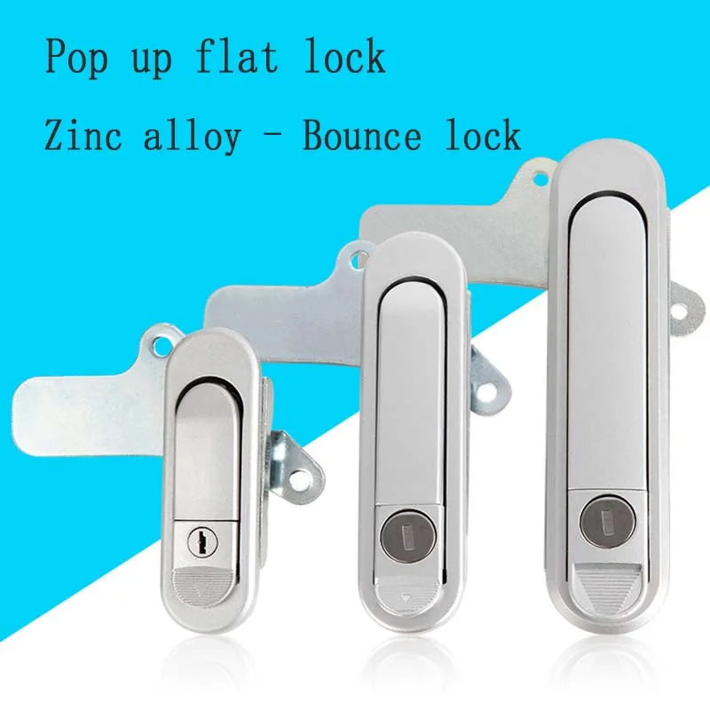 Distribution Box Lock Flat Lock Electrical Box Key Special Lock Pop-Up Meter Box Lock Distribution Cabinet Sheet Metal Door Lock