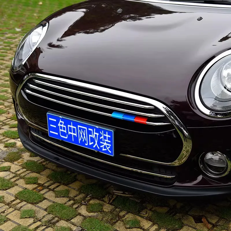

3 шт. персонализированные наклейки на решетку радиатора для MINI COOPER CLUBMAN F54 F55 F56 F57 F60 R60 R61, три цвета