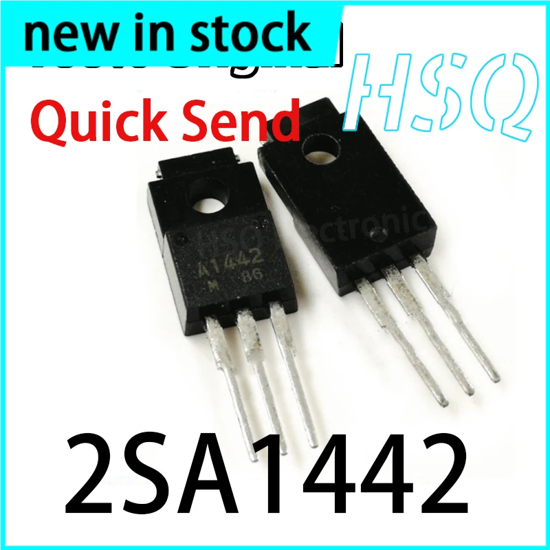 1PCS New 2SA1442 A1442 27A/100V Power Tube PNP Triode TO-220F