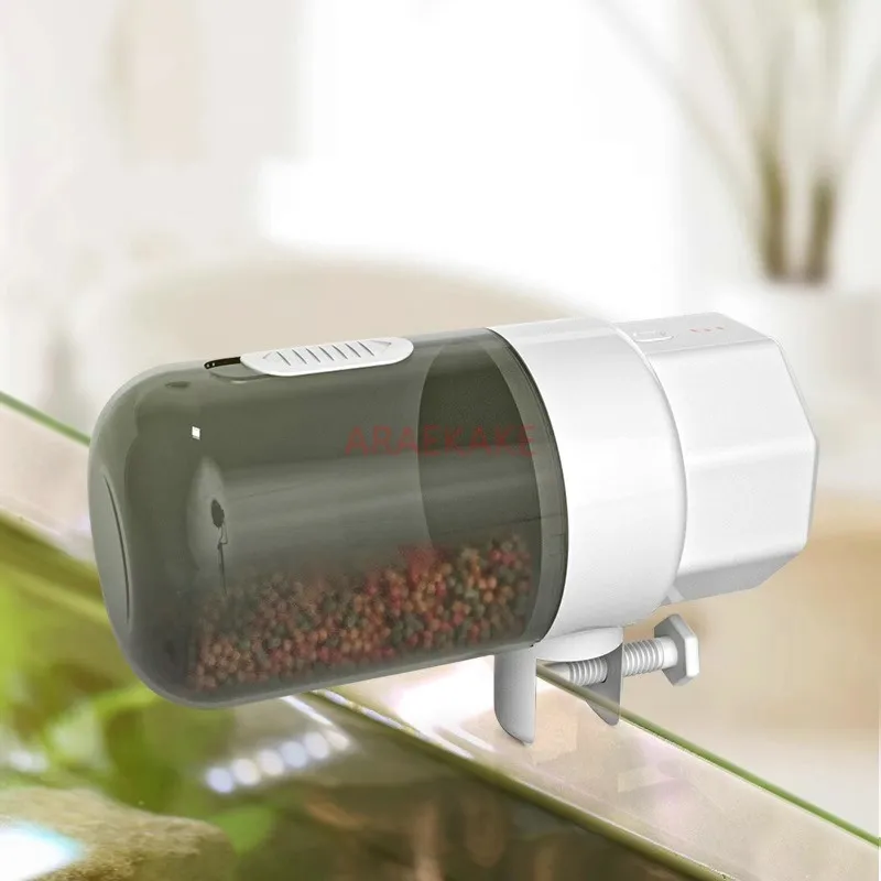 

Automatic feeder for aquarium fish tank, intelligent timing, three adjustable gears, small ornamental fish tank for feeding fish