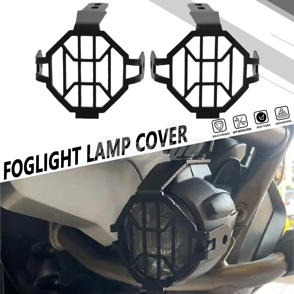 

For BMW R1200GS F800GS R1250GS F850GS F750GS ADV Motorcycle LED Fog Lights Protector Guard R 1250 GS 1200 K1600 Lamp Cover Caps