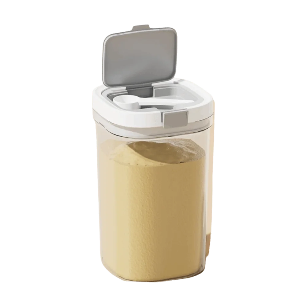 

moisture-proof UV-Resistant Milk Powder Jar Reusable Food Grade Food Sealed Box Portable with Scraper Spoon Coffee Bean Can Kids