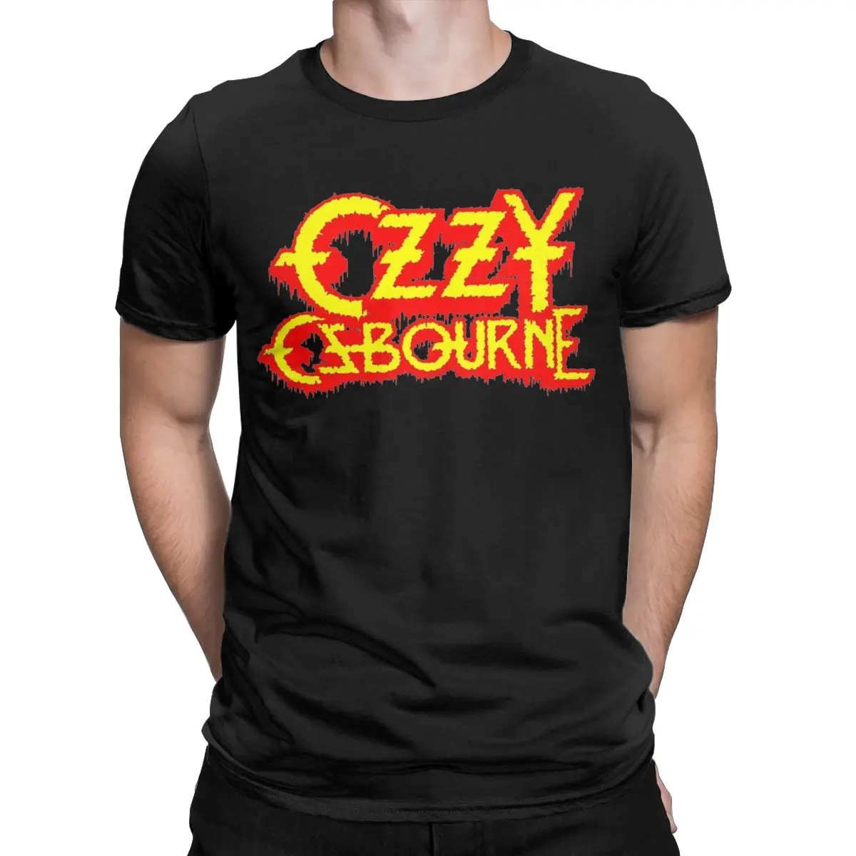 Men Rock Band Ozzy Osbourne T Shirt 100% Cotton Clothing Leisure Short Sleeve Crew Neck Tee Shirt New Arrival T-Shirt