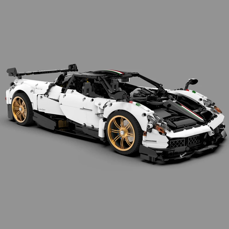 New Moc Model High-Tech Super Racing Sport Car Pajiani  Building Blocks Bricks For Children Christmas Gift